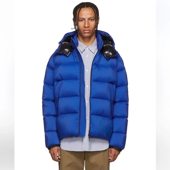 Moncler Jackets Coats Moncler Blue Down Wilms Jacket Poshmark
